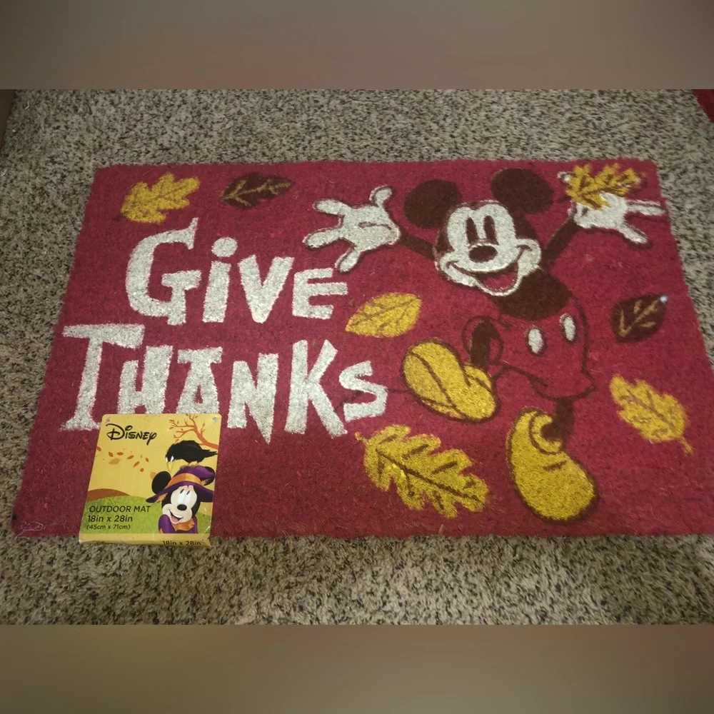 Mickey Mouse Thanksgiving Doormat